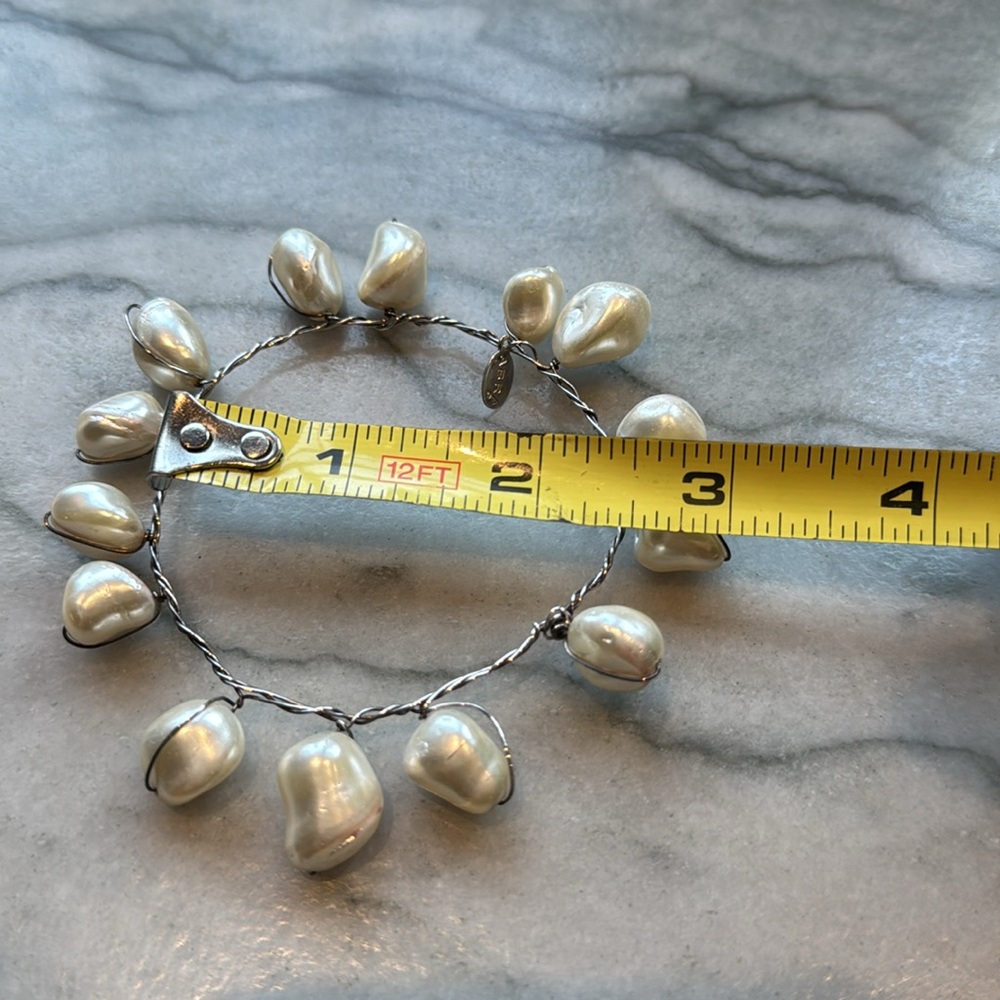 Abra sterling silver & pearl bracelet - Picture 4 of 4